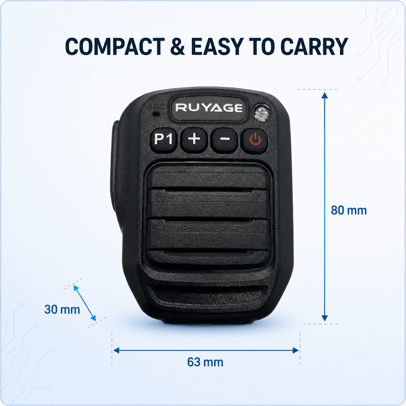 Load image into Gallery viewer, RUYAGE HB980 Bluetooth PTT Microphone for Zello – IP66
