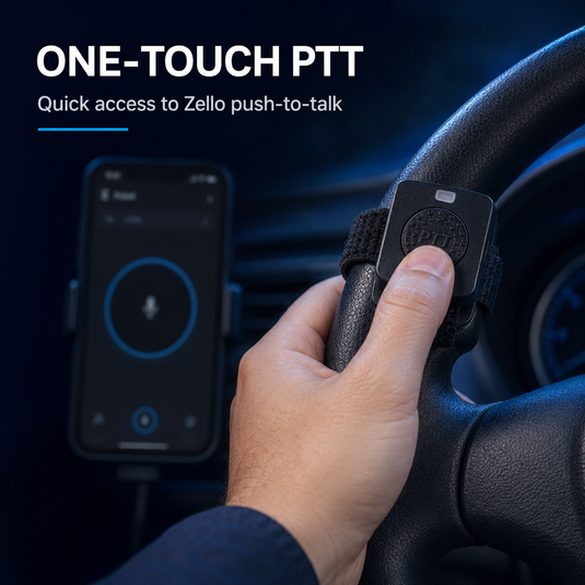 RUYAGE PTT-Z Bluetooth PTT Button for Zello