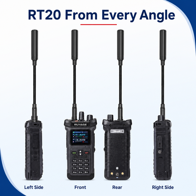 Load image into Gallery viewer, RUYAGE RT20 20W Dual Band VHF/UHF Walkie Talkie
