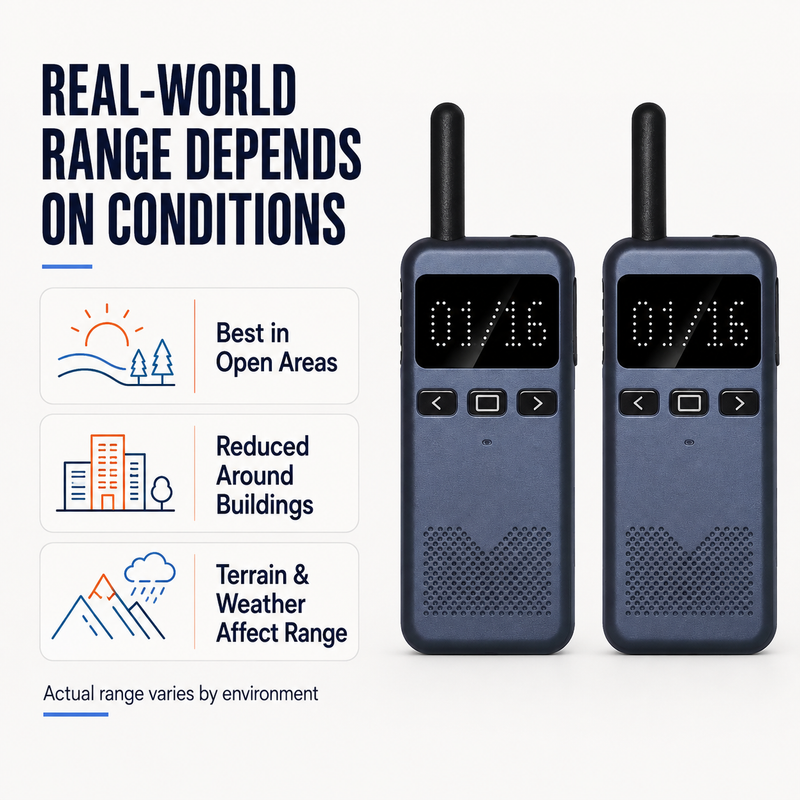 Load image into Gallery viewer, RUYAGE RY13 Ultra-Thin FRS Walkie Talkie with VOX
