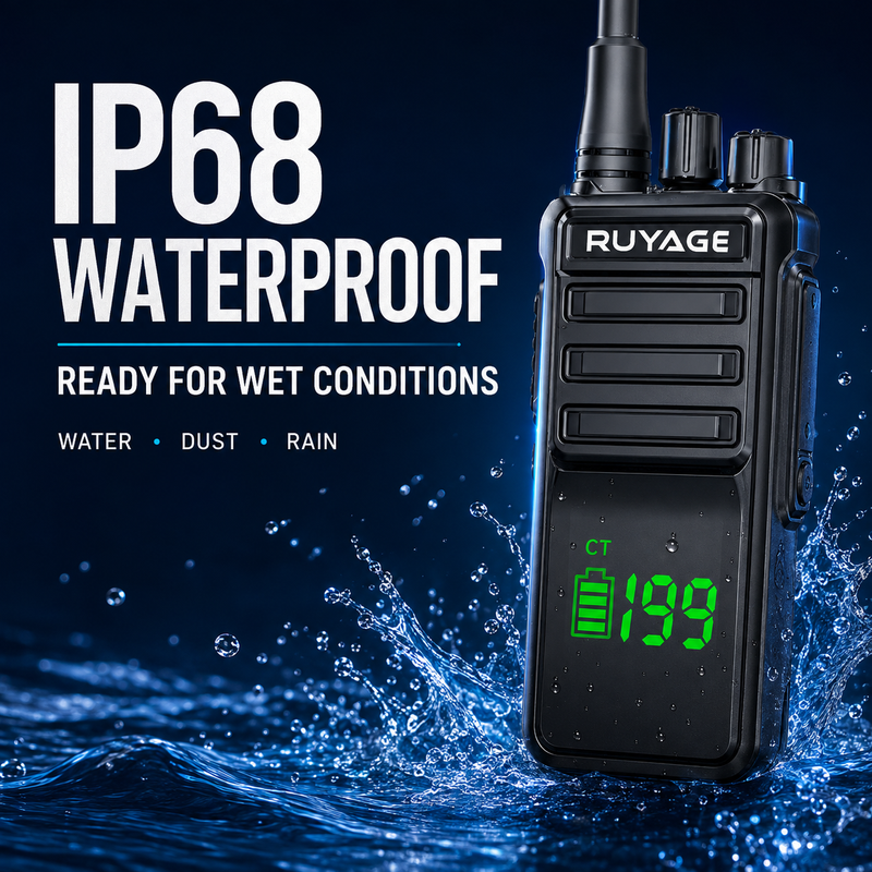 Load image into Gallery viewer, RUYAGE T30 10W IP68 Waterproof VHF/UHF Walkie Talkie
