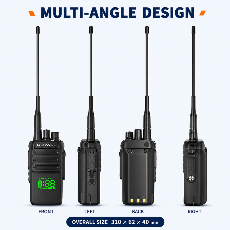 Load image into Gallery viewer, RUYAGE T40 10W IP67 Waterproof VHF Analog Walkie Talkie
