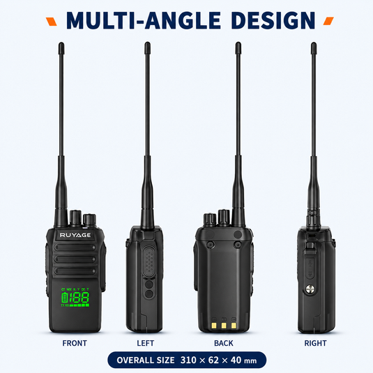 RUYAGE T40 10W IP67 Waterproof VHF Analog Walkie Talkie