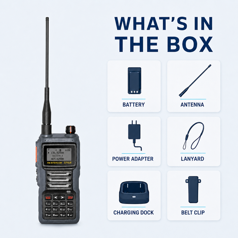 Load image into Gallery viewer, RUYAGE UV8D IP68 Waterproof 6 Band Walkie Talkie
