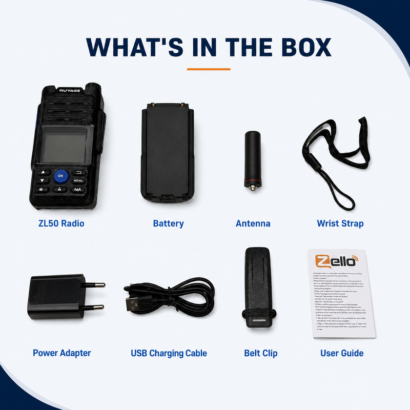 Load image into Gallery viewer, RUYAGE ZL50 Zello-Compatible Android WiFi Walkie Talkie
