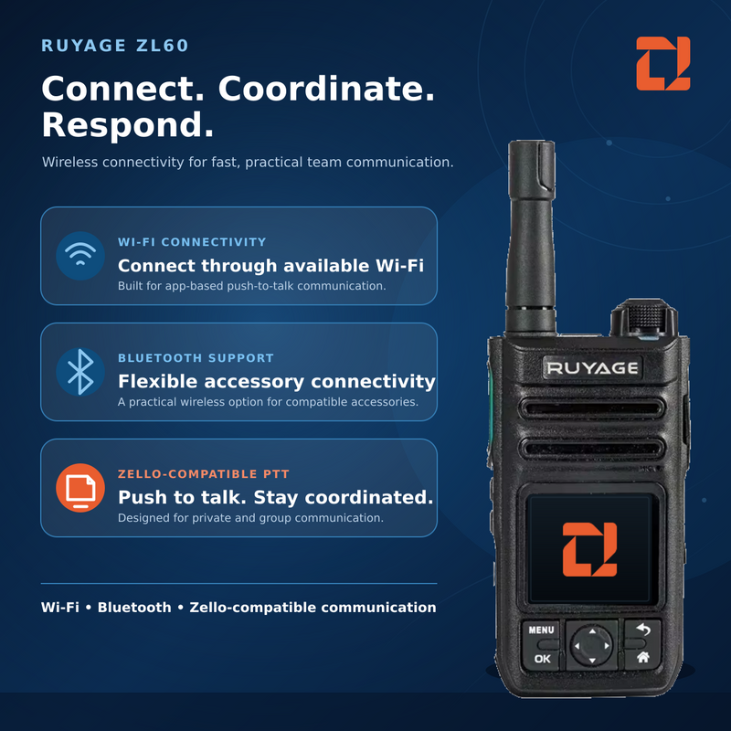 Load image into Gallery viewer, RUYAGE ZL60 Zello-Compatible Android WiFi Walkie Talkie – 3800mAh
