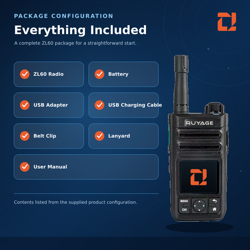 Load image into Gallery viewer, RUYAGE ZL60 Zello-Compatible Android WiFi Walkie Talkie – 3800mAh
