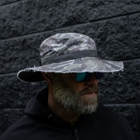 Distressed Ripstop Mid-Profile Tactical Boonie Hat
