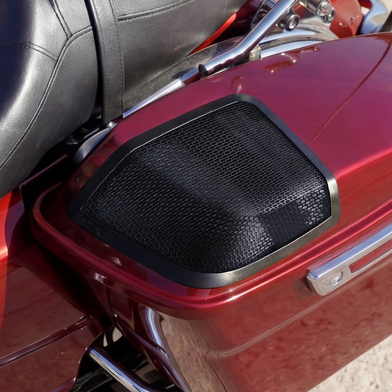 Load image into Gallery viewer, Harley-Davidson Saddlebag Speaker Lid Conversion Kit for models 2014-2023
