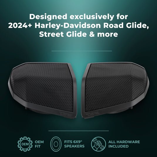 Harley-Davidson Saddlebag Speaker Lid Conversion Kit for models 2024+