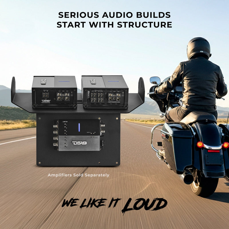 Load image into Gallery viewer, Harley-Davidson Street Glide Amplifier Rack for models 2014–2023
