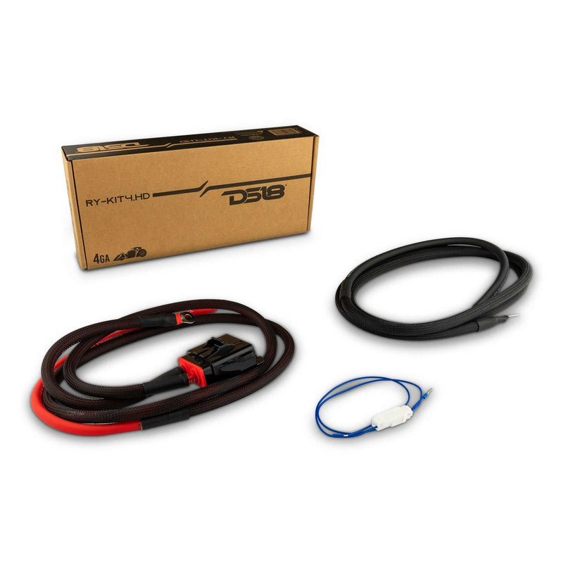 Load image into Gallery viewer, 4-GA RYDER OFC Amplifier Installation Kit for Harley Davidson - RED - Skoutley Outdoors LLC
