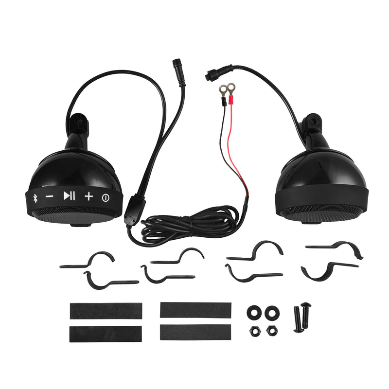 Load image into Gallery viewer, Motorcycle Handlebar Mounted Bluetooth Speaker System with Neodymium Magnet
