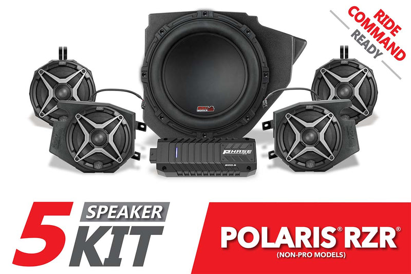 Load image into Gallery viewer, 2014-2023 Polaris RZR A-Spec SSV 5-Speaker Plug-&amp;-Play System for Ride Command
