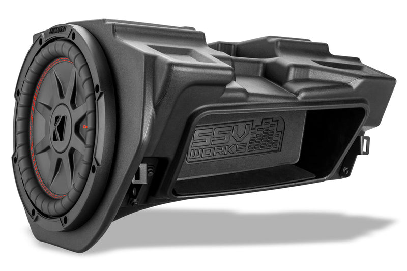 Load image into Gallery viewer, 2014-2018 Polaris RZR Kicker 10in Subwoofer Plug-&amp;-Play Kit for Ride Command
