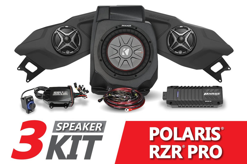 Load image into Gallery viewer, 2020-2023 Polaris RZR Pro SSV 3-Speaker Plug-&amp;-Play System
