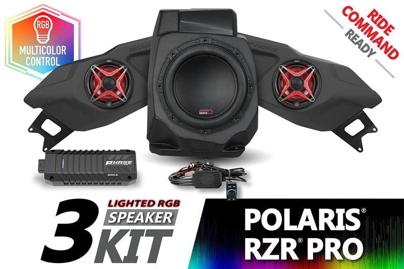 Load image into Gallery viewer, 2020-2024 Polaris RZR Pro V-Spec 3-Speaker Plug-&amp;-Play System for Ride Command
