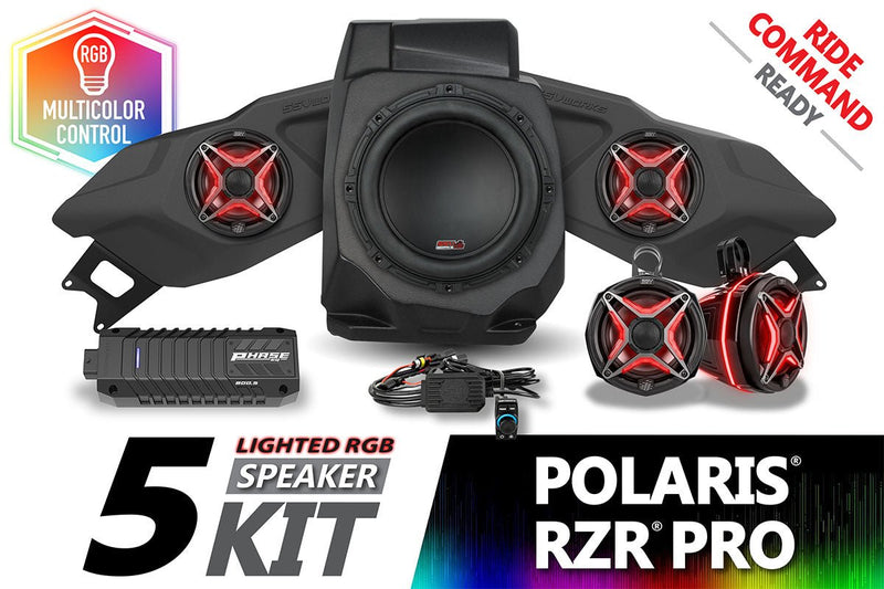 Load image into Gallery viewer, 2020-2024 Polaris RZR Pro V-Spec 5-Speaker Plug-&amp;-Play System for Ride Command
