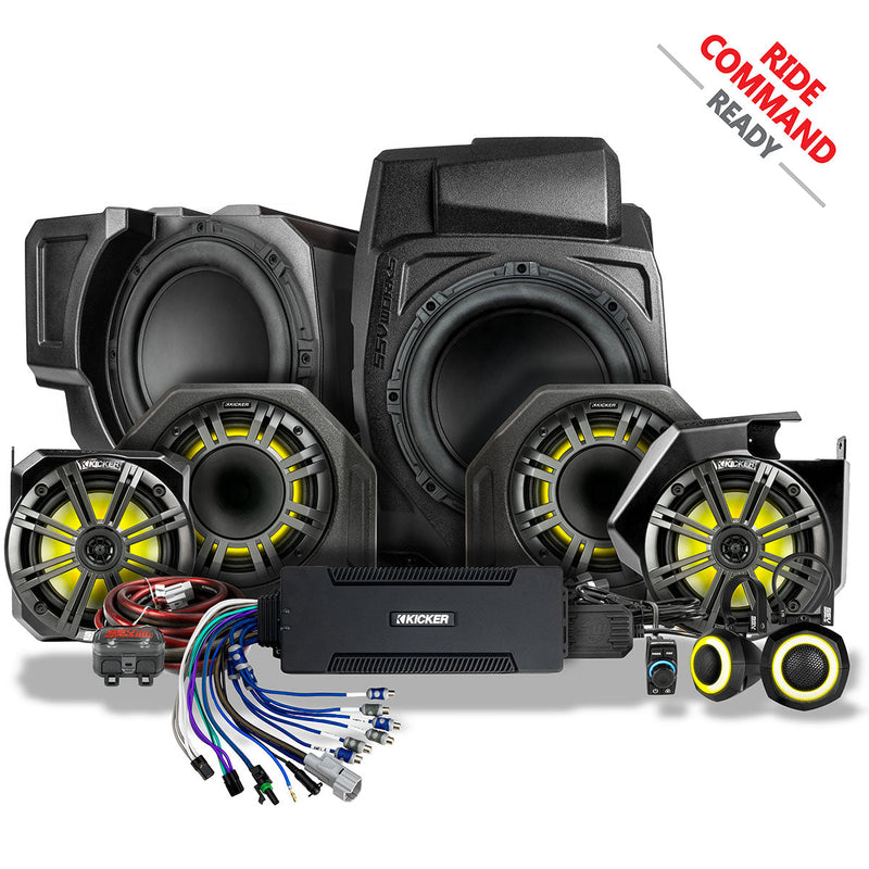 Load image into Gallery viewer, 2025-2026 Polaris® RZR Pro R / Pro S / Pro XP Phase-6 K-Spec 7-Speaker Plug-&amp;-Play Kit for Ride Command

