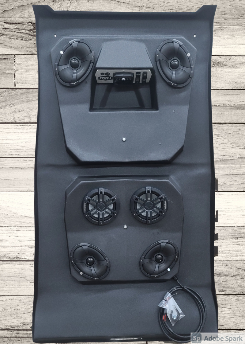 Load image into Gallery viewer, RAD Audio Top Level 2 (with Subwoofers)-Polaris RZR 4 •Fits 2014-Up RZR 4
