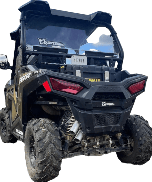 Aftermarket Assassins Stainless Slip-On Exhaust for 2015+ RZR 900 S / Trail XC