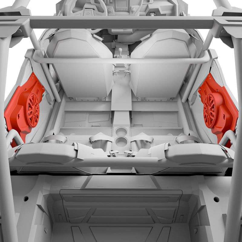 Load image into Gallery viewer, Polaris RZR-XP 2014-2023 Rear Door Panels Loaded with NXL-iQ 6.5" Coaxial Speakers with Digital LED Lighting
