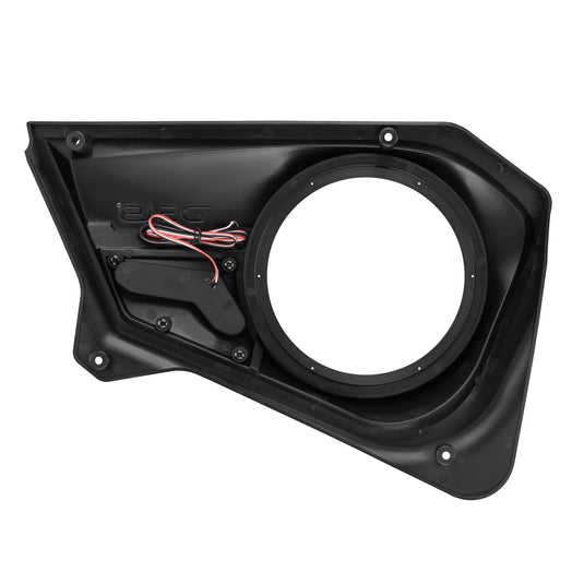 Polaris RZR Rear Door Panels for 8" Speakers with Digital LED Lighting