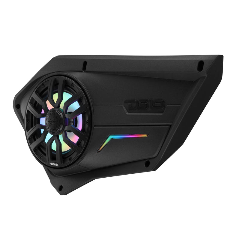 Load image into Gallery viewer, Polaris RZR Front Door Panels Loaded with NXL-IQ/BK 8" Coaxial Speakers
