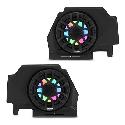 Polaris RZR-PRO 2020-2024 Rear Speaker Pods Loaded with NXL-iQ 6.5" Coaxial Speakers with Digital LED Lighting