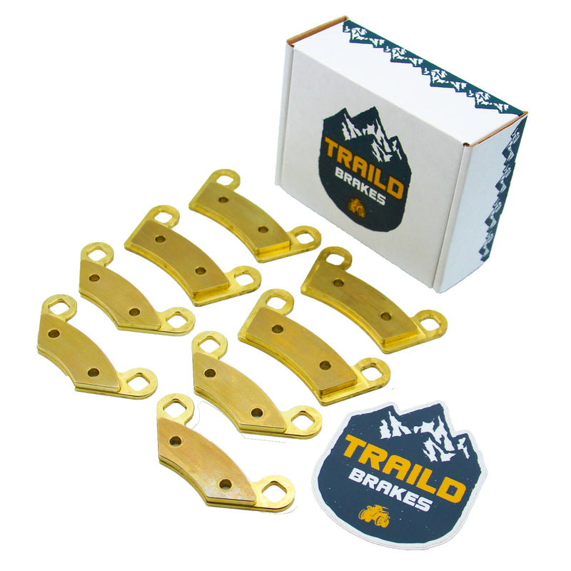 Load image into Gallery viewer, Polaris RZR 570/Trail 570/RZR 800/RZR S 800 2008-2022 Brass Brake Pad Set

