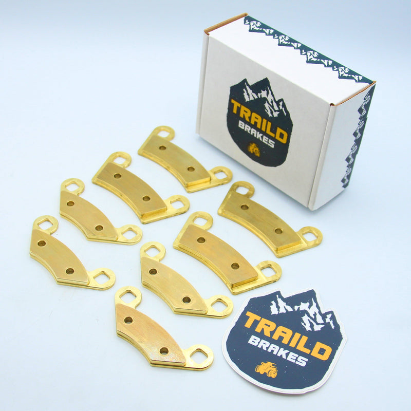 Load image into Gallery viewer, Polaris RZR 570/Trail 570/RZR 800/RZR S 800 2008-2022 Brass Brake Pad Set
