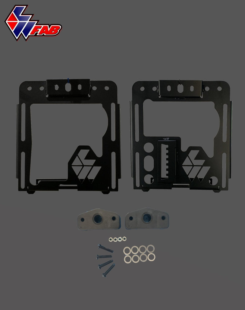 Load image into Gallery viewer, L&amp;W Fab Polaris Seat Lowering Conversion Bases for Polaris RZR 800 / 900
