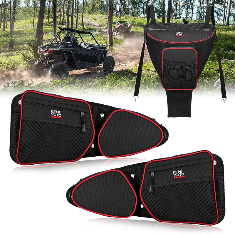 Load image into Gallery viewer, Door Bags &amp; Center Storage Bag for Polaris RZR XP 1000/4 /XP Turbo
