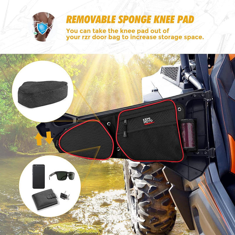 Load image into Gallery viewer, Door Bags &amp; Center Storage Bag for Polaris RZR XP 1000/4 /XP Turbo
