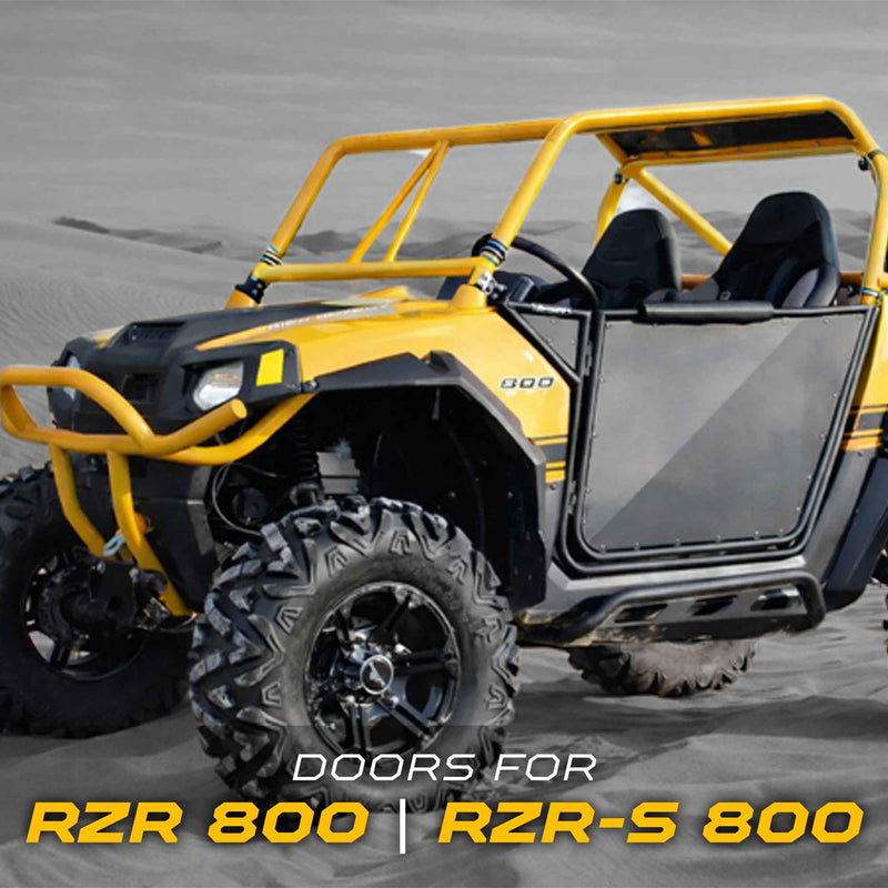Load image into Gallery viewer, 50 Cal RZR Doors Silver on Black
