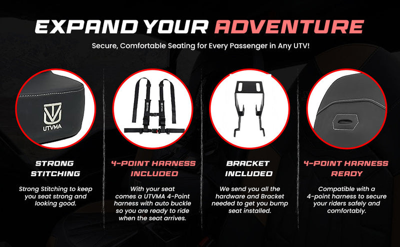 Load image into Gallery viewer, RZR 2 PRO S Bump Seat (2025+)
