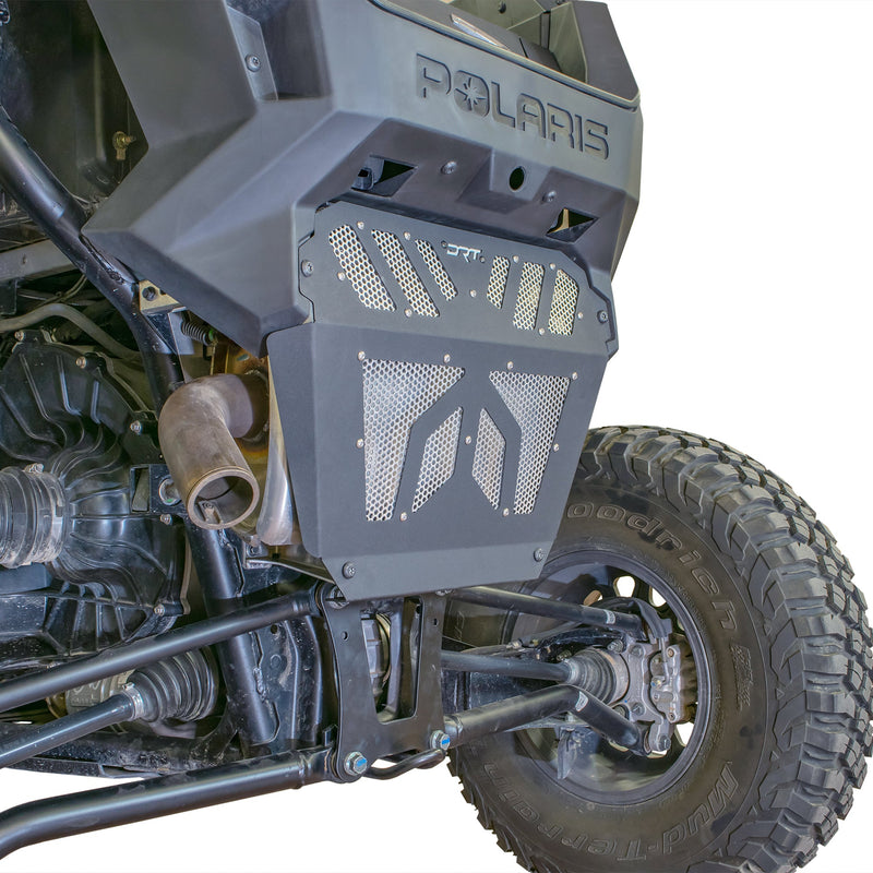 Load image into Gallery viewer, Aftermarket exhaust cover panel for Polaris side-by-side
