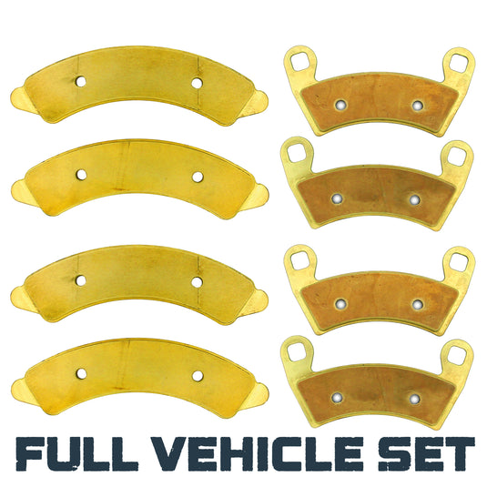 Polaris RZR PRO R/PRO R 4/Turbo R/Turbo R 4/XP 4 Turbo S 2019-2025 Brass Brake Pad Set