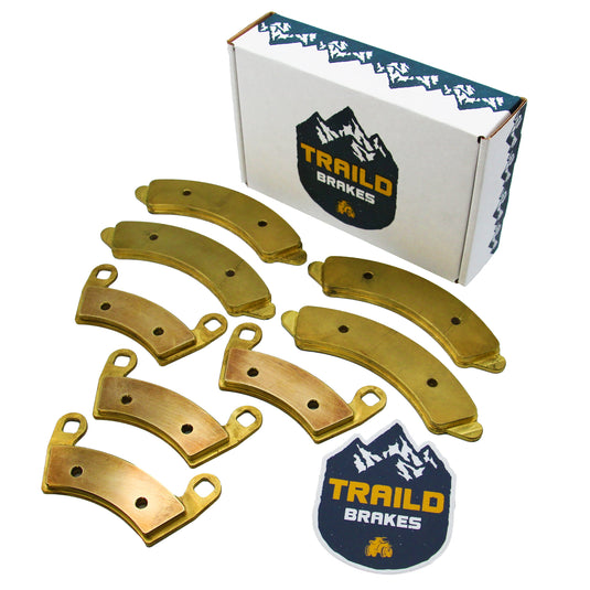 Polaris RZR PRO R/PRO R 4/Turbo R/Turbo R 4/XP 4 Turbo S 2019-2025 Brass Brake Pad Set