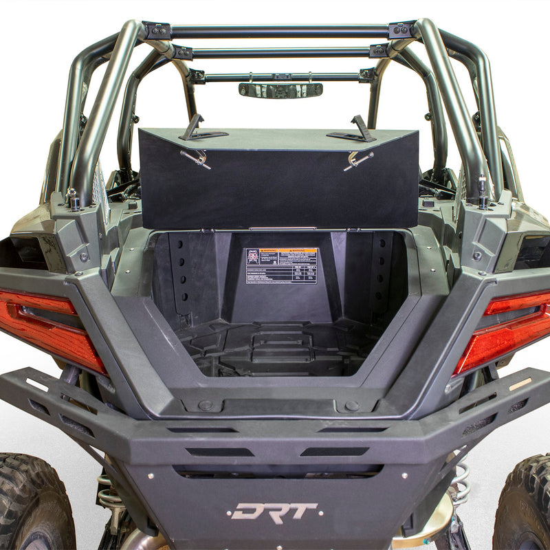 Load image into Gallery viewer, DRT RZR Pro XP / Turbo R 2020+ Aluminum Storage/Trunk Enclosure Open
