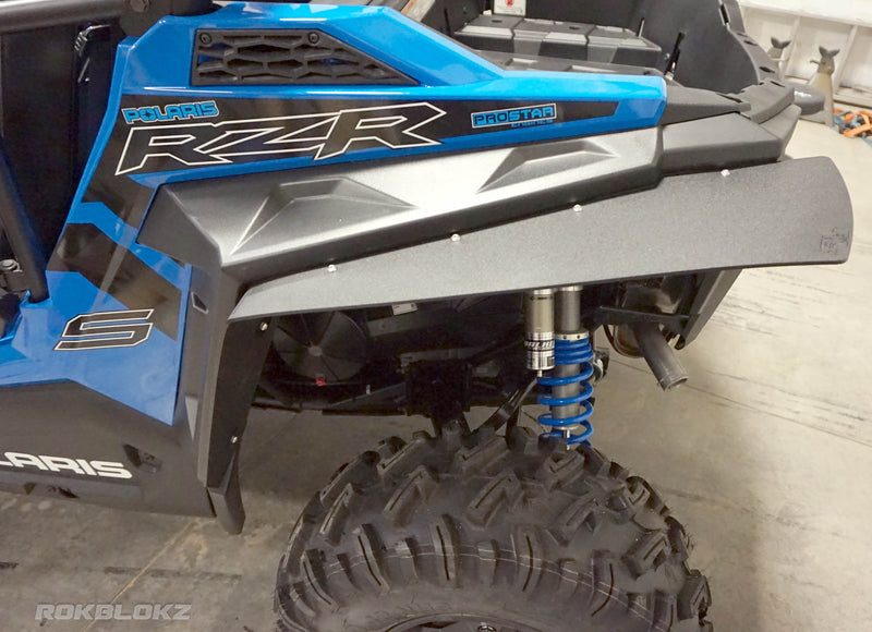 Load image into Gallery viewer, Polaris RZR S 900 &amp; RZR S 1000 2015-2019 Mud Flaps / Fender Extensions, Front &amp; Rear

