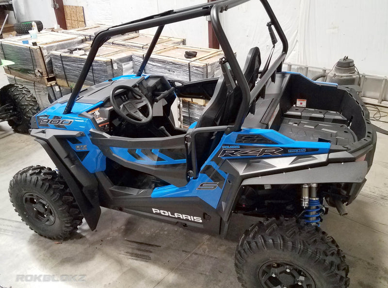 Load image into Gallery viewer, Polaris RZR S 900 &amp; RZR S 1000 2015-2019 Mud Flaps / Fender Extensions, Front &amp; Rear
