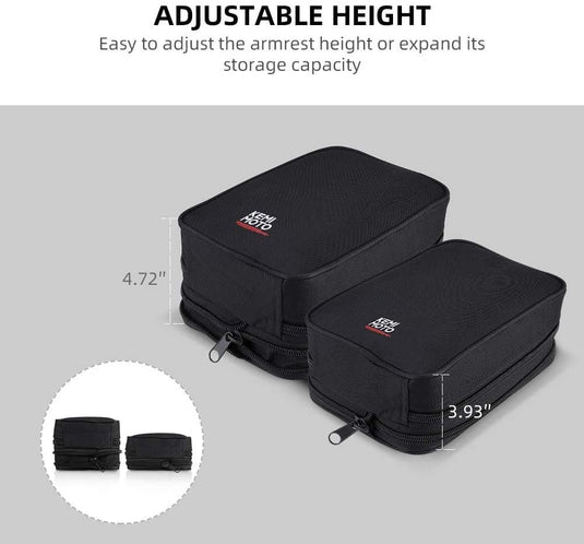 UTV Armrest Safe 1680D High-Density Storage Bag for Polaris RZR 900/1000/XP Turbo