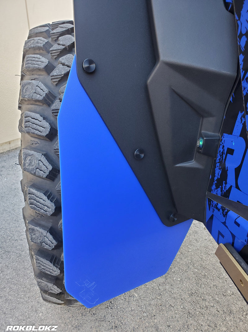 Load image into Gallery viewer, Polaris RZR Turbo S Rokblokz Mud flaps
