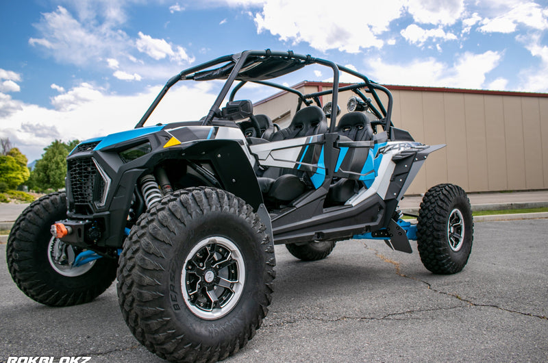 Load image into Gallery viewer, Polaris RZR Turbo S Rokblokz Mud flaps
