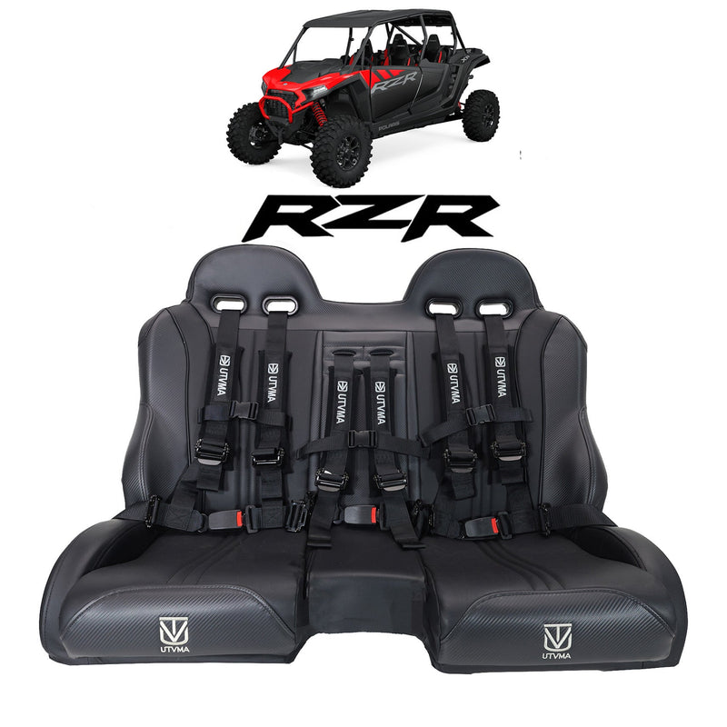 Load image into Gallery viewer, 2024+ RZR 1000 Front/Rear Bench Seat W Harnesses 2 and 4 Seater
