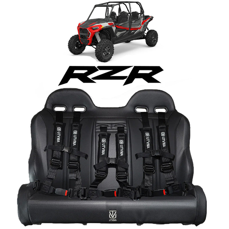 Load image into Gallery viewer, Rear Bench Seat W Harnesses for RZR 4 1000/900 (2014-2023)
