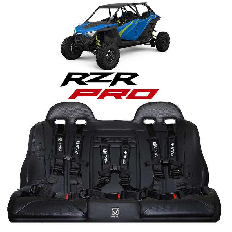 Load image into Gallery viewer, RZR PRO R Rear Bench Seat W Harnesses (2025+)
