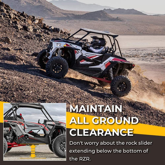 Nerf Bars Rock Sliders For Polaris RZR XP 1000/ XP Turbo