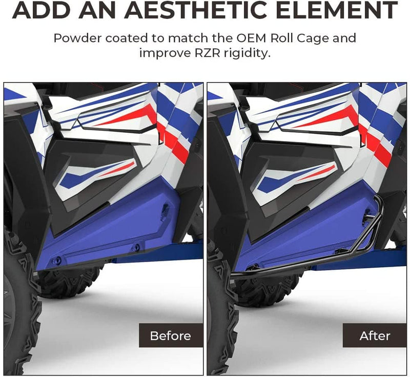 Load image into Gallery viewer, Nerf Bars Rock Sliders For Polaris RZR XP 1000/ XP Turbo
